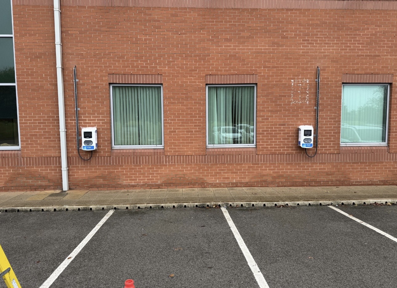 Multiple commercial EV charging points