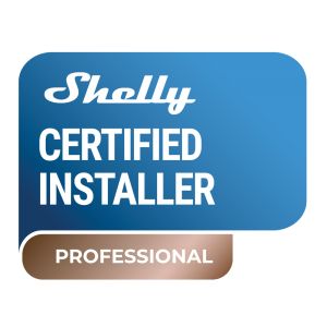 Shelly Approved Installer badge
