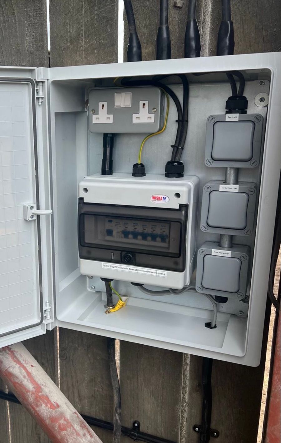 New consumer unit with RCD protection fitted