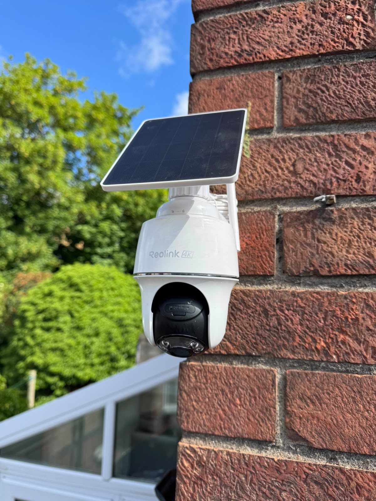 Solar powered camera for a customer in Stockton