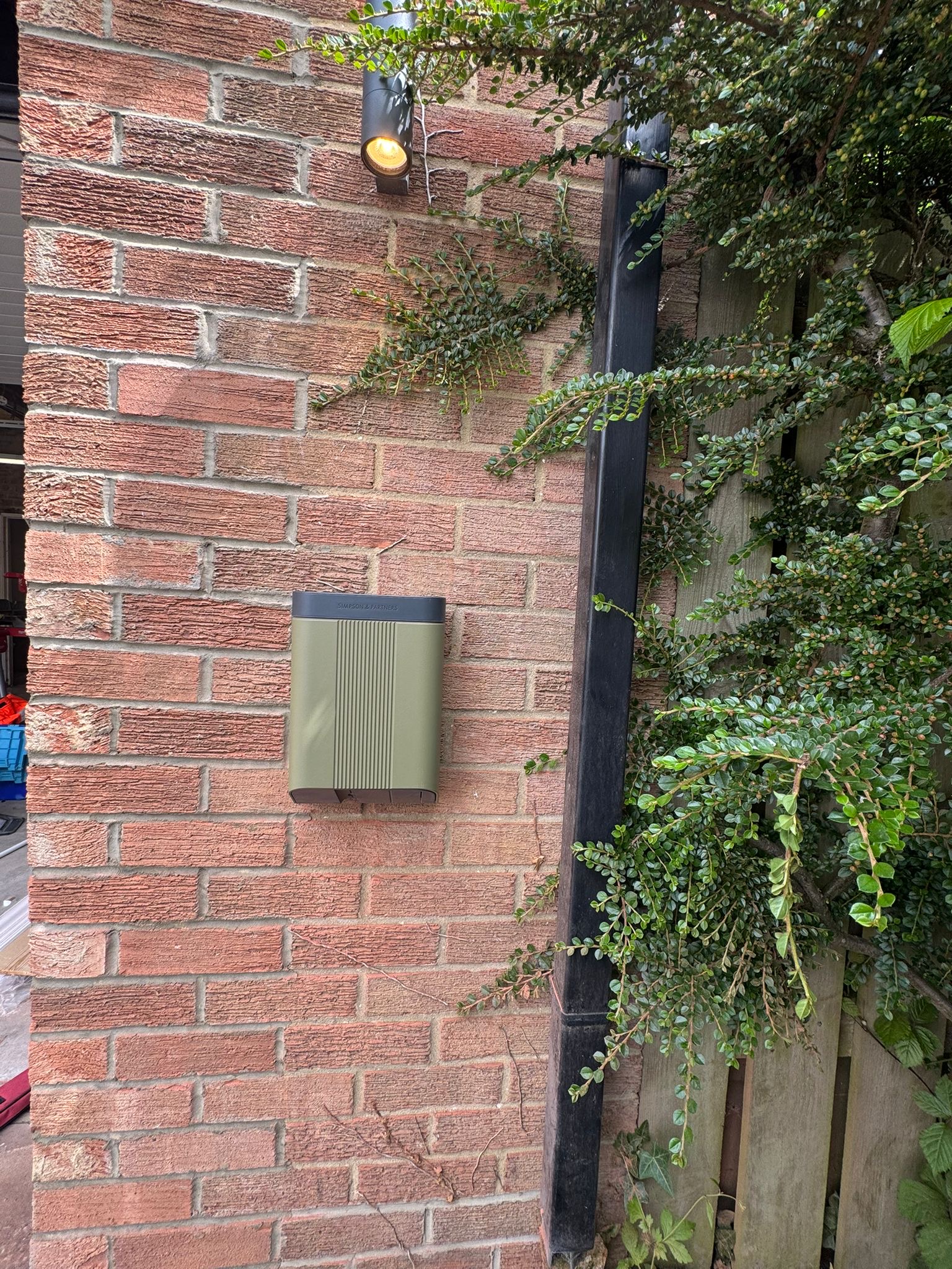 Simpson & Partner EV charger in Middleton St George