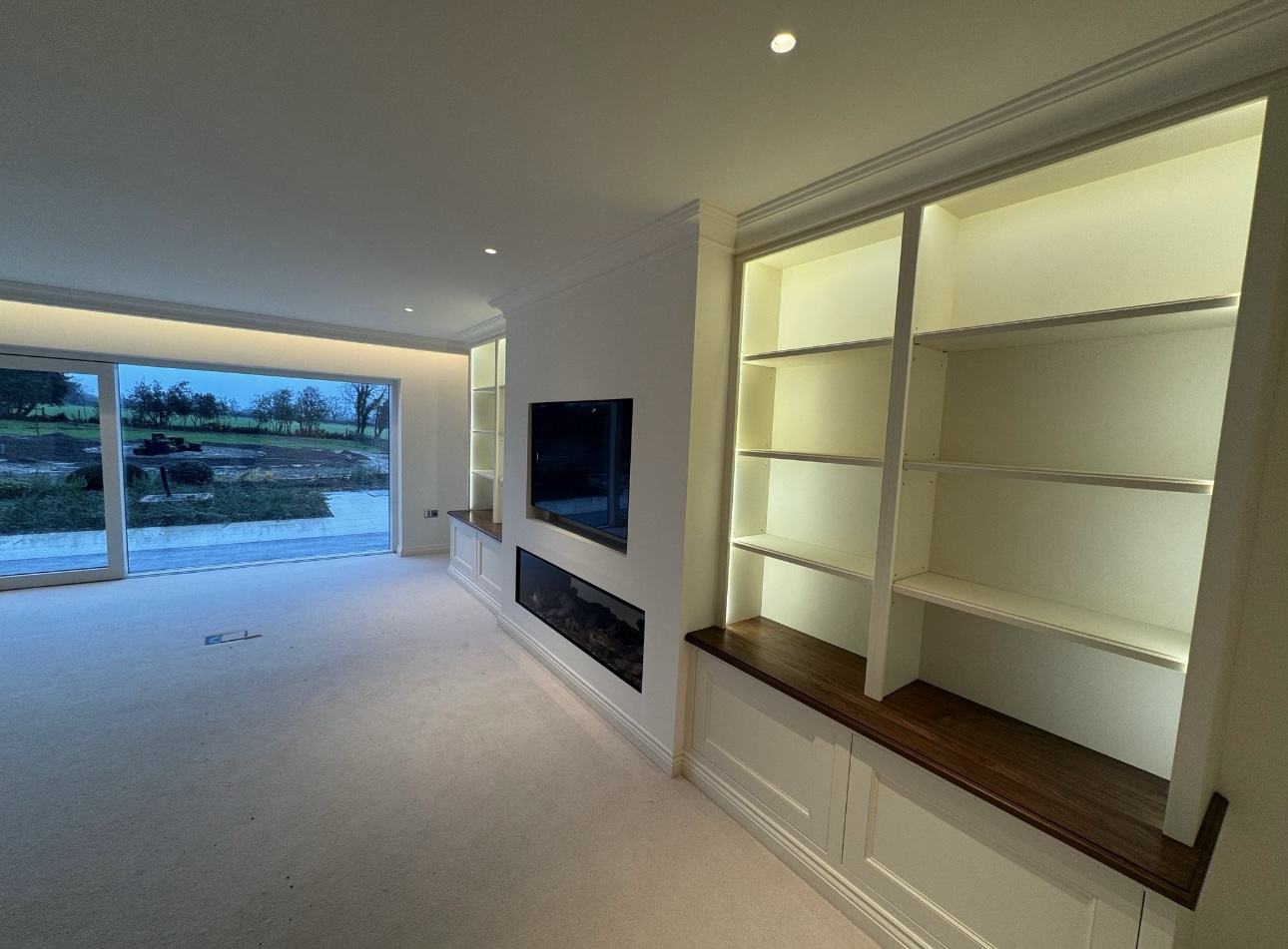 Security lighting installation